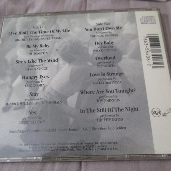 Lot of Two Dirty Dancing and More Dirty Dancing Soundtrack Music CD's & Magazine - Picture 3 of 4